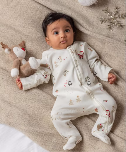 Night Before Christmas Sleepsuit